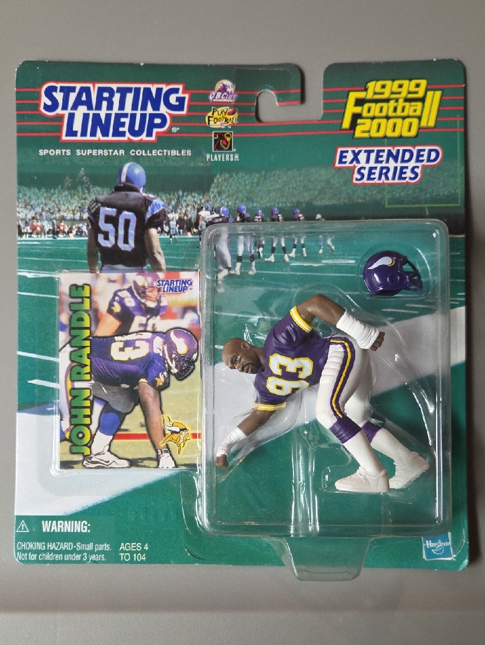 Starting Lineup John Randle Minnesota Vikings Purple Action Figure